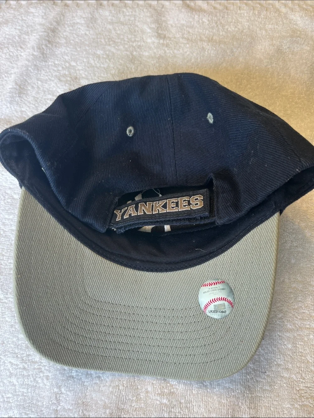 New York Yankees Navy Baseball Hat with White Logo Youth Size